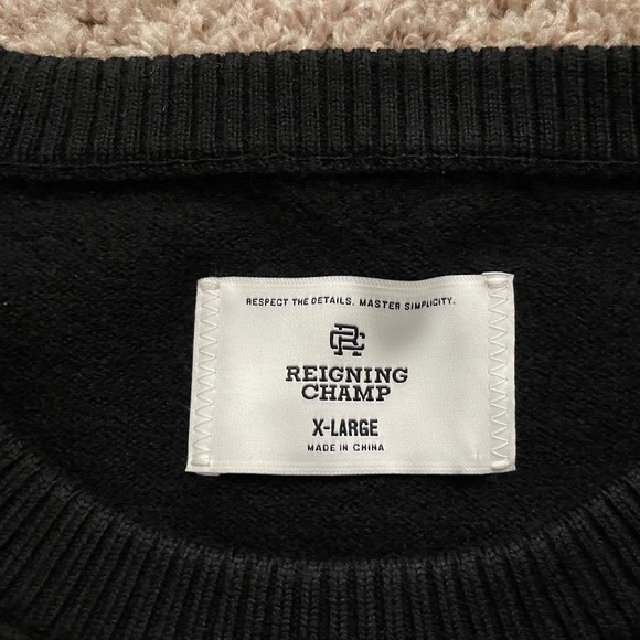 Reigning Champ Boiled Wool Bobby Crewneck - Picture 3 of 5